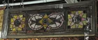 19x52 in. Leaded, Jeweled & Stained Glass