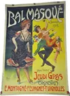 BAL MASQUE Orig. Fr. Poster by Charlet