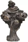 18-in. Tall Bronze Figural Lamp (as is)