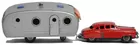 Vintage Toy Japanese Tin Car & Motorhome
