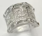 14K Lady's Band w/1 Cttw Diamonds