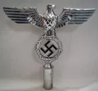 Nazi Flag Pole Top Stamped RZM