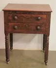Sheraton Mahogany 2 Drawer Stand
