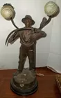 LE PAYSAN BRONZE LAMP