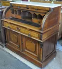 Victorian Cylinder Roll-Top Desk