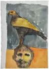 Leonard Baskin Orig. Watercolor