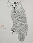 Ben Shahn Sgd. Litho of Owl