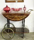Inlaid Tea Cart