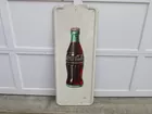 Tin Enamel Coca-Cola Bottle Advertising Sign