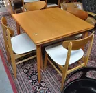 Teakwood Danish Modern Table & Chairs