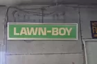 Lawn Boy Lighted Advertising Sign