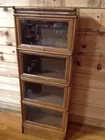 Petite Oak 4 Stack bookcase