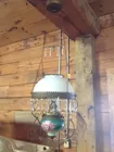 Victorian Hanging oil lamp