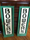 2 Bowers Batteries Sign