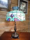 Leaded glass lamp
