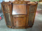 Walnut China Cabinet secretary