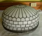 Leaded Glass Ceiling Fixture