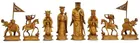 Carved Chess Set w/Lg. Pcs.