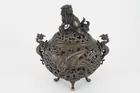 fine ornate bronze incensor