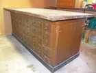 Antique Case of 90 Drawers Columbus Hardware Store