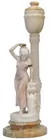 Art Deco Alabaster Figural Lamp