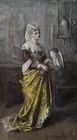 Frederick A Slocombe Oil on Canvas, 1872