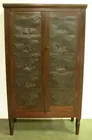 Cherry 20 Tin Pie Safe w/ Eagle Tins