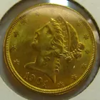 1901 Liberty Head $5 Gold Pc AU-55