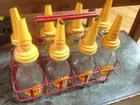 Shell Oil Bottles and Rack