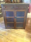 Walnut 6 Tin Pie Safe