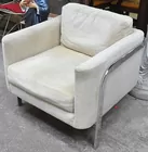 Milo Baughman Chrome Club Lounge Chair