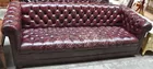 Chesterfield Leather Sofa (some wear)