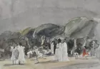 Sm. Jules Pascin Unsgd. Watercolor