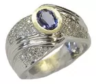 14K Tanzanite & Diamond Ring