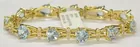 18K Blue Stone & Diamond Bracelet