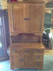 Oak Stepback Cupboard