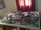 Vintage Model Train Table
