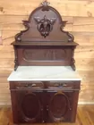 Victorian Marble Top Sideboard