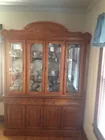 Solid Oak China cabinet