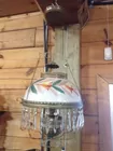 Victorian Bradley Hubbard oil lamp