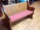 Small Oak Church bench