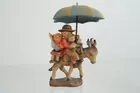 Anri Figurine, Riding Through The Rain