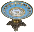 Hand-Painted Enamel Compote
