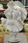 Antq. Marble Bust of Woman (chipped)