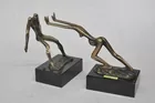 2 Modern Bronze Sculptures