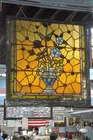 43x48 in. Old Stained Glass Window