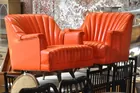 Pr. of Mod Vinyl Retro Chairs