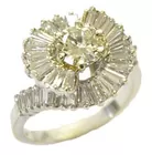 18K Ring w/1 Carat Diamond Cntr
