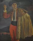 Lg. Unsgd. Painting of Matador