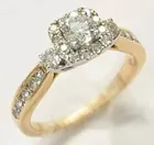Beautiful 14K Ring w/Diamonds